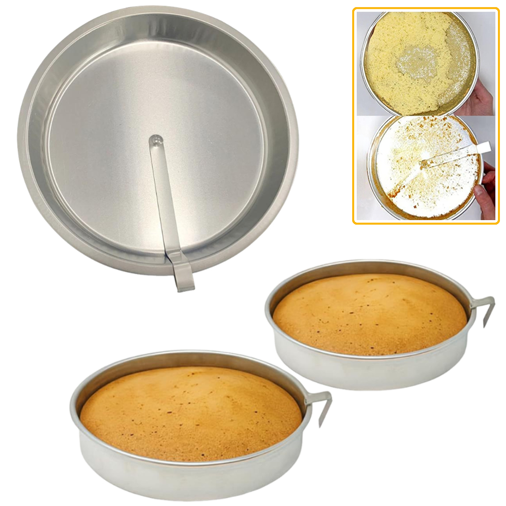 Home Cooking Recipes - DIY Runde Kuchenbackform Kuchenblech Langlebiges Antihaft-Küchen-Backwerkzeug