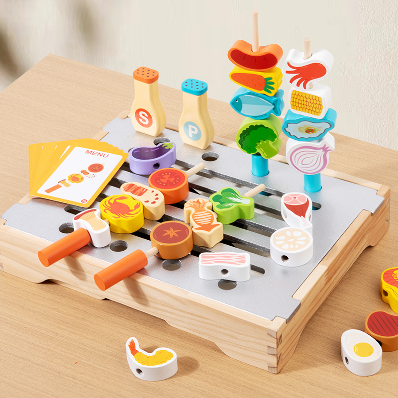 Kinder-Grillspielzeug aus Holz – Home Cooking Cookbook Bewertung und Preis